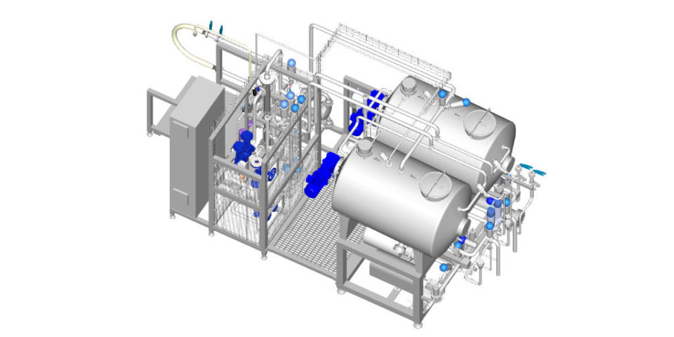 3D design of the monoblock 1