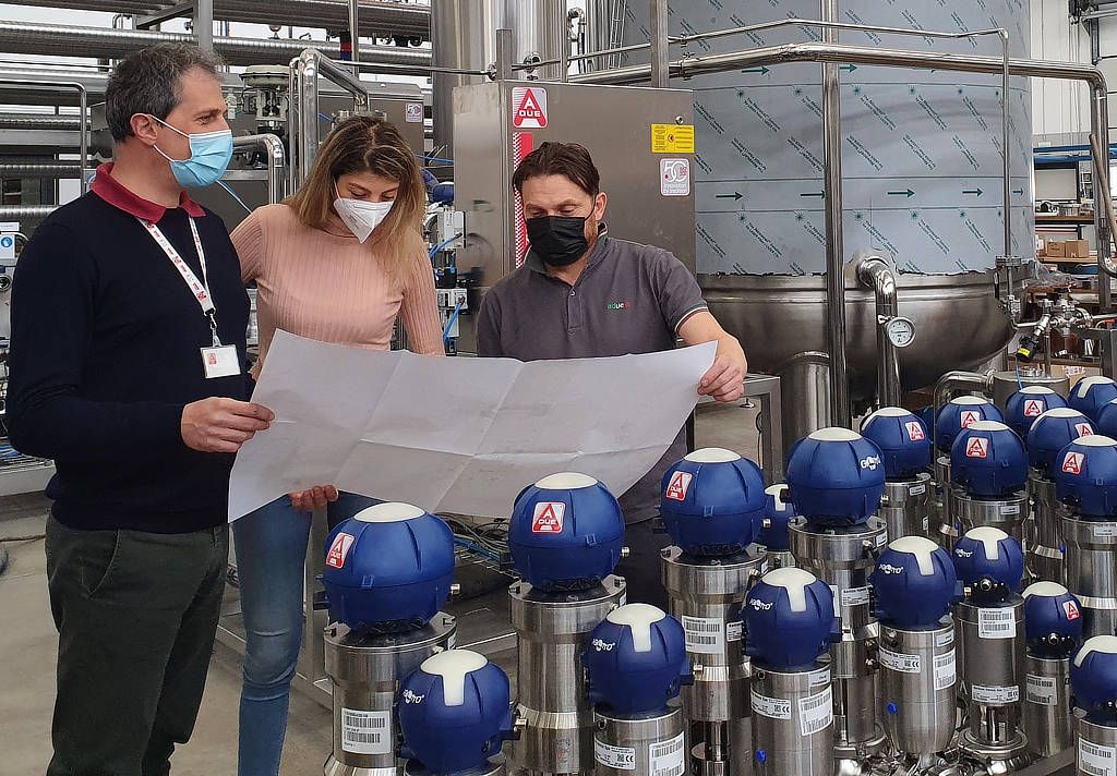 Some of the A DUE R&D team members in action